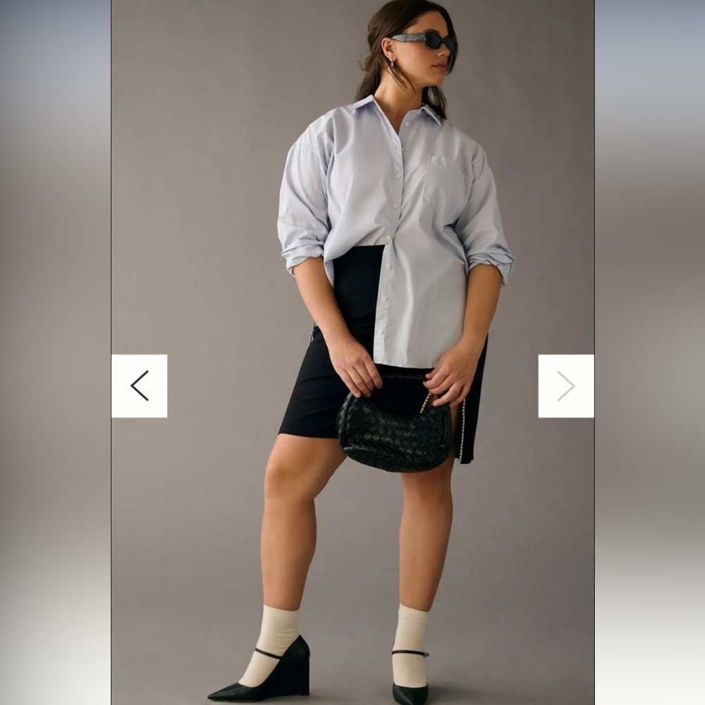 Maeve Button down oversized shirt! NWT!
